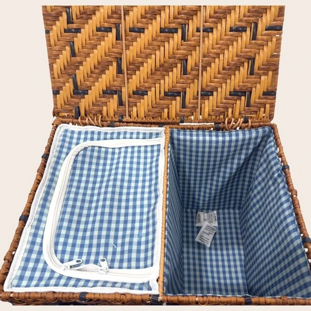 11x16 Woven Picnic Basket Light Brown - Hearth & Hand Magnolia, Target